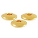 DQ Metall Perle Disc 6mm Gold